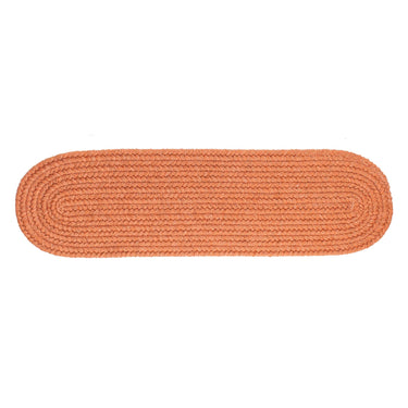 Wool Solids Stair Tread - S108 Terra Cotta